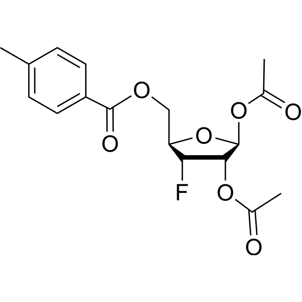 β-D-Ribofuranose, 3-deoxy-3-fluoro-, 1,2-diacetate 5-4-methylbenzoate 1884324-98-4